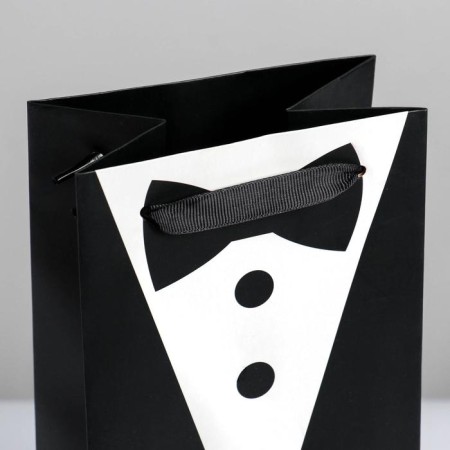 Gift Pack Laminated for a bottle, packaging, Present for Man, 13 x 35 x 10 cm-4