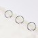 Ring for the cornice, connective, d = 38/44 mm, 10 pcs, silver color