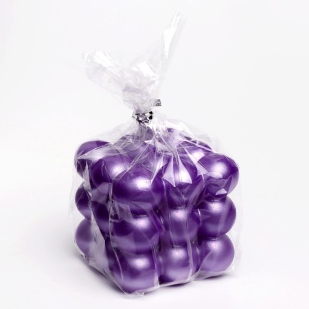 Figure candle "Babble" Big Cube, 5x5x5 cm, purple-3