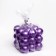 Figure candle "Babble" Big Cube, 5x5x5 cm, purple