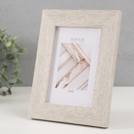 Photo frame Gallery 10x15 cm, 651645-4, beige (plastic screen)-1
