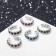 Earrings "Kuffs" cuffs, set of 5 pcs., Colored in silver