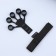 Massage for the development of hands and fingers, with a cuff, 8 × 14 × 2.8 cm, black color