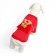 New Year's sweatshirt for animals "Gift", Size L (DS 30, OG 42 cm), Red
