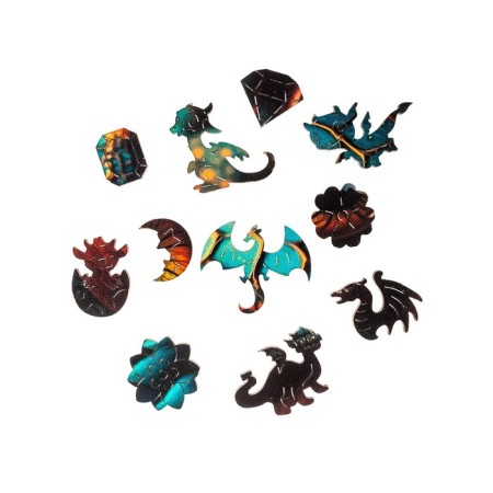 Puzzle mini "Emerald Dragon"-4