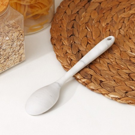 Spoon Garnish shares "marble", silicone, 20.5 × 4.5 cm-1