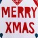 Apron Dolyana "Merry XMAS" 55x72cm, 100%PE