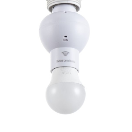 Adapter with the PDU "Nekst" E27/(E27+E14) 15W white 6x6x10cm-1