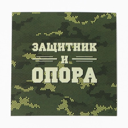 Gift "Defender and support" blanket, socks, gloves-10