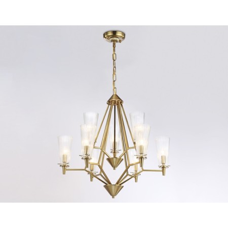 Suspended chandelier Ambrella Light, Traditional, TR3233, 9HE14, Brass-3
