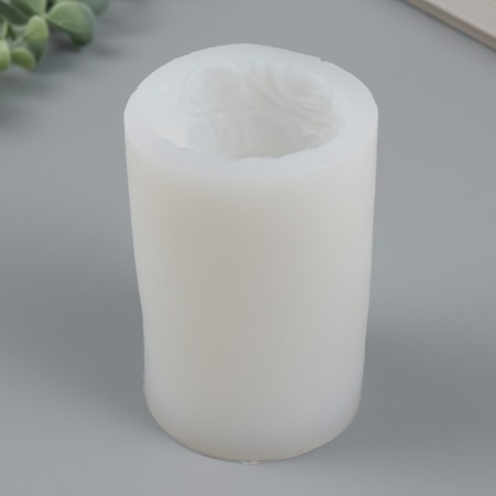 Mold Silicon for the Candle "Rose" 8,1x8.1x12.4 cm-1