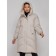 Coat insulated winter female, size 46, color light gray