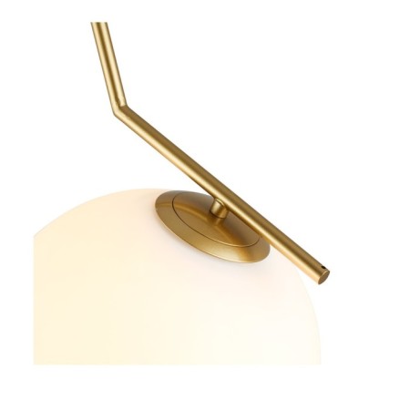 Suspension lamp ST LUCE. SL1148.303.01. CODDA. 1x60 W, E27, 30x30 cm, brass color-8