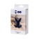 Expanding anal plug Bloom, silicone, blue color, 8.5 cm, d = 4.5 cm