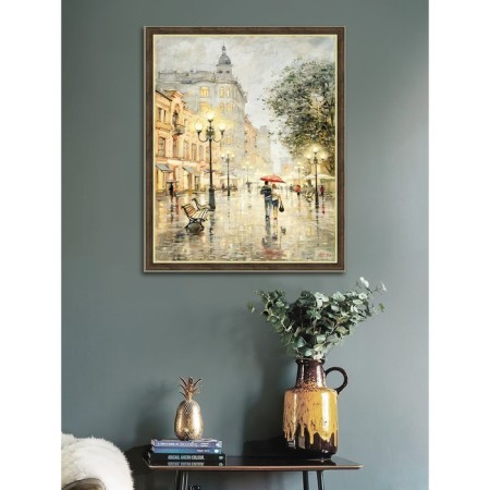 Reproduction of the painting "Arbat Lights", 40x50, frame (45-1311)-3
