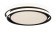 Freya FR10031CL-L98B LISOA, 500X450X60 mm ceiling lamp, LED, 98W, 5500LM, black color black