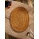 Rug -lamp lauded oval rattan, 40x30x0.5 cm