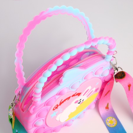 Bag's bag with lightning, pink/blue color-2