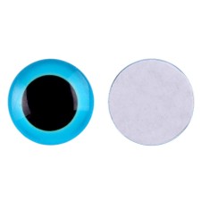 Elose -based eyes, set of 10 pcs., Size 1 pc. - 10 mm, blue color