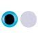 Elose -based eyes, set of 10 pcs., Size 1 pc. - 10 mm, blue color