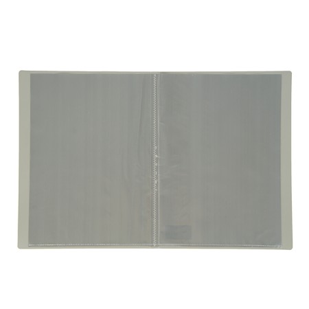 Folder with 10 A4, 500 microns, Calligrata, texture "Sand", Gray-1