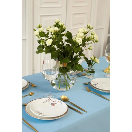 Baby Ethel Elegance 150*180 +/- 3cm, cell-blue, pl. 192 g/m2, hl with VGMO-8