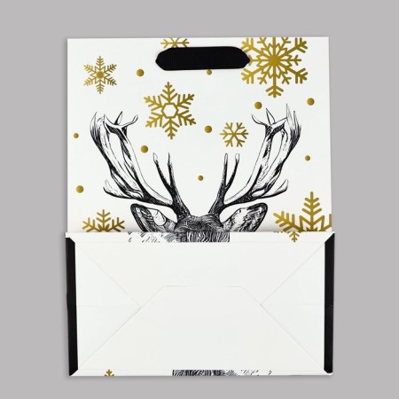 Package New Year's laminated “New Year's Forest”, MS 23 x 18 x 10 cm, New Year-5