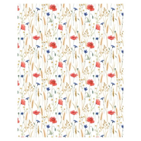 Pillow Roller "Field of poppies, decorative, size 16x45 cm-1