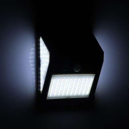 Garden lamp on a sunny battery with a motion sensor, invoice, 9.5 × 13 × 5 cm, 150 LED, white glow-2