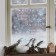 Vinyl stickers on the windows "New Year", snowflakes, reusable, 70 x 25 cm, new year