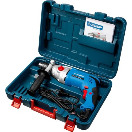 Drill "Zubble" ZDU-1100-2 ERMKM2, Shocky, 1100 W, STP 1.5-13 mm, 27000 beats/min, case-4
