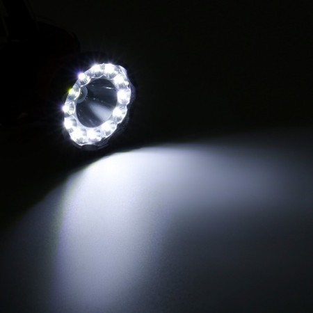 Valoby flashlight, 3 watts, 1+12 LED, 2 modes, 7.2 x 9 x 8 cm, 3 aa-4