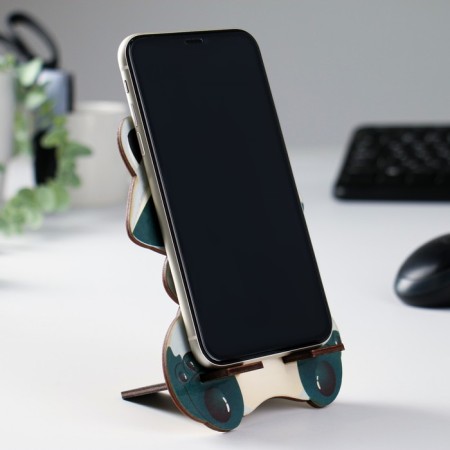 Top for the phone "Raccoon", lamination, 14.2x9.6 cm-1