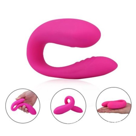 Vibrator for steam ok-hoods, with vacuum-wave clitoris stimulation, 10 modes, du, pink-4