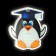 Reflective element "Penguin", 7 × 6 cm, mix
