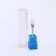 Ceramic milling cutter for manicure “Cones Rounded”, average cut, 6.5 × 14 mm, in a plastic case, white color