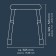 Bathroom stool with adjustable GO height, gray