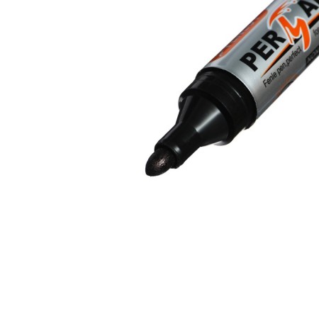 Permanent marker 3.0 mm, black, round tip-2