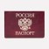 Cover for passport, red color