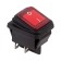 Klavima switch 250V 15A (4C) On -OFF red with moisture protection (RWB-507) rexant