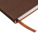 Organizer A5, 140 sheets, cage, cover of the leatherette "style", brown