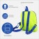 Baby backpack on a zipper, lightning color