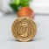 Printing for wax with a wooden handle "Crown with the letter Q" 9x2.5x2.5 cm