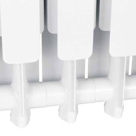 Aluminum radiator Stout Bravo, 500 x 80 mm, 12 sections, lower right connection-6