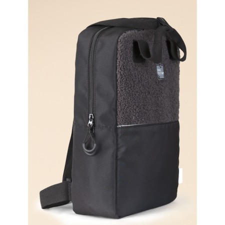 Baby bag, size 11x25x38 cm, black color-1