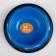 A bowl with bones, iron with a non -slip base, 150 ml, blue