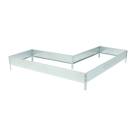 The beds are galvanized, M-shaped, 152 × 60 × 15 cm, Greengo-5
