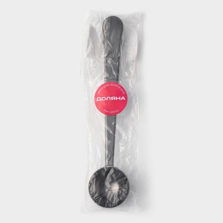 A spoon for coffee of the “AROMA”, 15 ml, with a clamp, black color-6