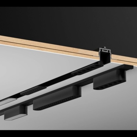 Low -voltage overhead busbar (plugs included) novotech. SMAL, 5.5x1000x25 mm-5