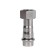 Adapter Rommer RSS-0026-001512, VPR-BR, D = 15 mm x 1/2 ", press, crumbling nut, stainless steel. Steel.
